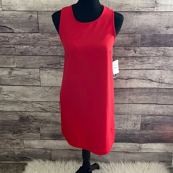 Tildon Dresses Nordstrom Red Sleeveless Shift Dress Poshmark